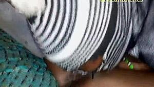 ebony babe sucks sweet cock and gets sucked back before hard fucking