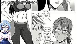 girls night out turns wild in hentai futanari adventure