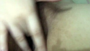 filipina babe shows off tight pussy in solo masturbation