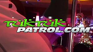 gorgeous asian side fucked by foreign big dick