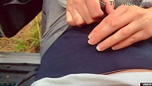 Suck my cock, milf whore, right here on the highway, he commands as cum splatters her face.