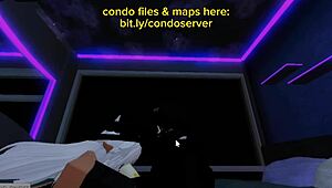 intimate encounter in bed condo