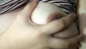 filipina babe shows off tight pussy in solo masturbation