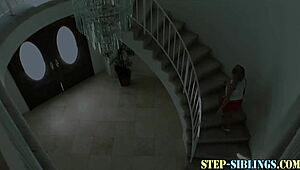 tiny teen stepsisters explore each other with curious fingers