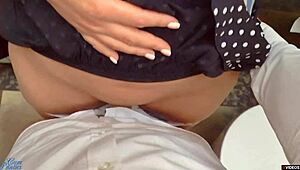 in the outdoor public, the milf masturbates and gets a creampie and cumshot compilation.