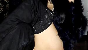 Bluee Shares Homemade Moments With Natural Tits And Brunette Charm