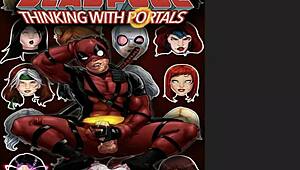 Deadpool thinks with portals in this episode.