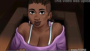 in summertime saga, the horny teacher blows the student right on stage