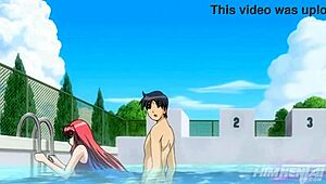 मेरा फ्रेंड सुपर हॉट है, मैं उसके ज्यूसी टिट्स को मंचिंग करना बंद नहीं कर सकता ऐनिमे हेंटाई में!