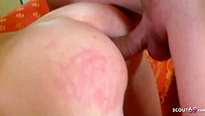 Rough No Condom Anal Sex For Big Tits And Ass Teen Stracy!