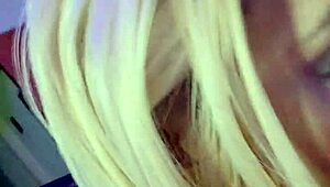 Wow, this gorgeous t-girl is just slobbin’ on my knob!