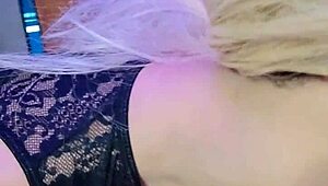 Wow, this gorgeous t-girl is just slobbin’ on my knob!