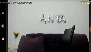 Hey, check out this slim girl with big tits using dildo on webcam!