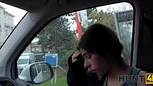 i watched my old latina wife get fucked in the car, clothes ripped, tattoos and piercings everywhere, what a loser i am