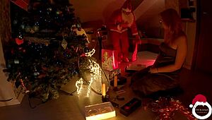 Christmas anal part 2 with teen slut