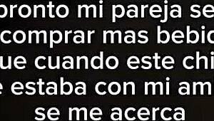 Latina amateur tricks boyfriend into fucking at costume party with natural tits exposed