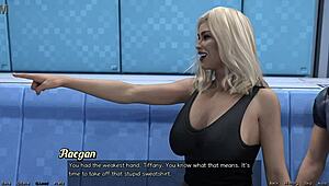 i'm playin strip poker in space with big tits girls