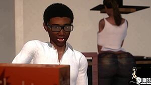 Freaky BBC finds their next sexual conquest in curvy 3D hentai