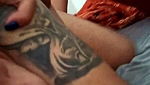 brunette takes anal and swallows cum