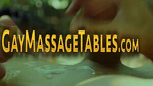 European twink enjoys outdoor massage from masseur