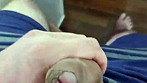 showing off my hard penis to curious neighbors