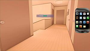 Stepmom Teases While Jerking Bottle Like Cock