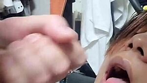 Getting My Load of Cum in Wild Gay One-on-One Sucking Session! This Monster Cock Delivers a Massive Facial!