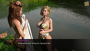 Hot brunette intensely flirts in nursing back to pleasure 23 with big ass and tits