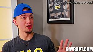 Yo, check this glory hole action with Masyn Thorne and Jacob Acosta! 🔥