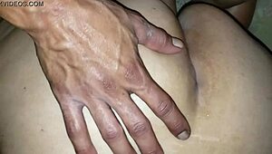 The hot latina wife gets wild with her husband in a passionate amateur session.