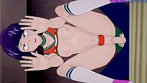 Tsuyu Asui And Kyoka Jiro And Izuku Midoriya Have Intense Sex In My Hero Academia Hentai