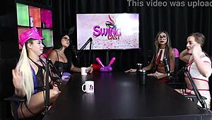 Amateurs in Cuckold Fetish Kidnapping with Beatriz Sampaio, Mayra Marcele, Evelyn Zain in Sheer Red