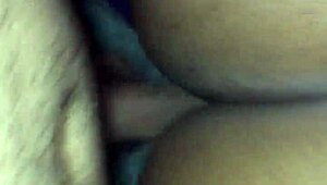 Homemade amateur bending over