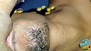 I can’t believe how hot this Jamaican couple gets with dirty talk during petite anal creampie sex.