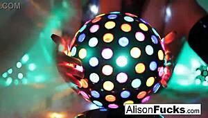 Sexy Alison Tyler Masturbates at the Night Club.