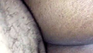 Homemade amateur bending over