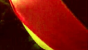 Blindfolded wife sucks big white cock to cumshot