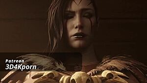 Futanari 3D animation