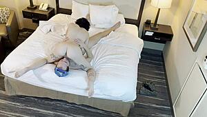 Petite Tattooed Teen Sucks and Fucks in Wild 69 Position!