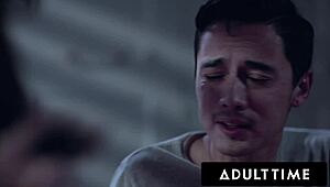 Teen Cutie Freya Parker Sneaks Around for Secret Fun