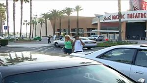 Blonde with Cum All Over Her Tits Wins Over Friend