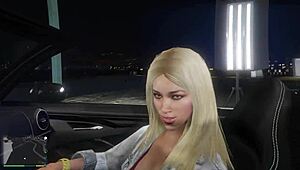 GTA 5 hooker action in first person, wild ride! 😜
