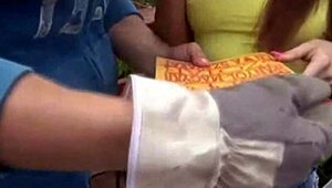 Teen 18+ sex ends with explosive cumshot climax