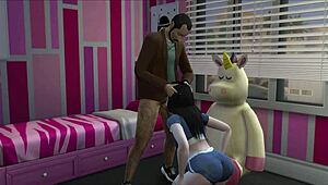 DADDY I LOVE YOU SO MUCH IN 3D CARTOON BLOWJOB AND RIDING