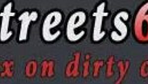 Anya's Bent-Over Bondage Spanking in Public