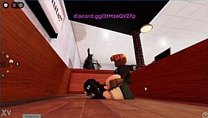 Cheating Roblox Girl Sucks and Rides Big Black Cock in Hentai