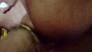 Fucking A Tall 65-Year-Old Big Booty Ebony Granny Bent Over In The Trenches