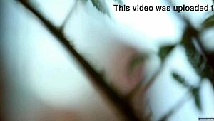 Kenna James Gets Fingered While Watering Plants.