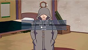 Big anime booty bounces in hentai adventure