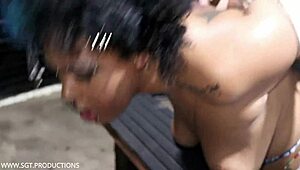 during the interview, the teen gets face-fucked and creampied